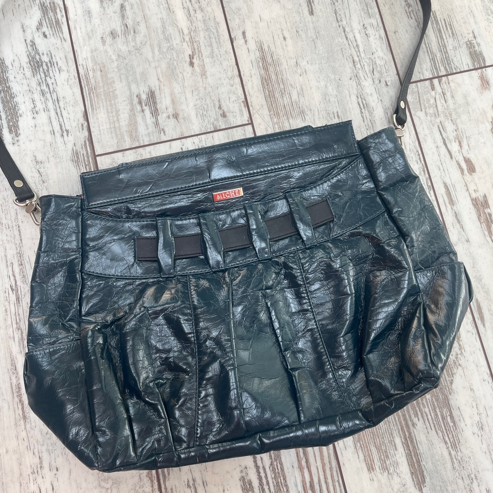 Miche Prima Bag Shell – “Mary” Cover – Deep Teal with Black Trim – Faux Leather